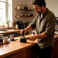 thumbnail image 5 of 2 Pcs Espresso Tamping Station 3.15 x 1.61 Inch for Coffee Bar, Portafilter Holder Compatible With Espresso Machine, Steady Tamping Stand for Portafilter, Coffee and Tea Accessories, Black, 5 of 5