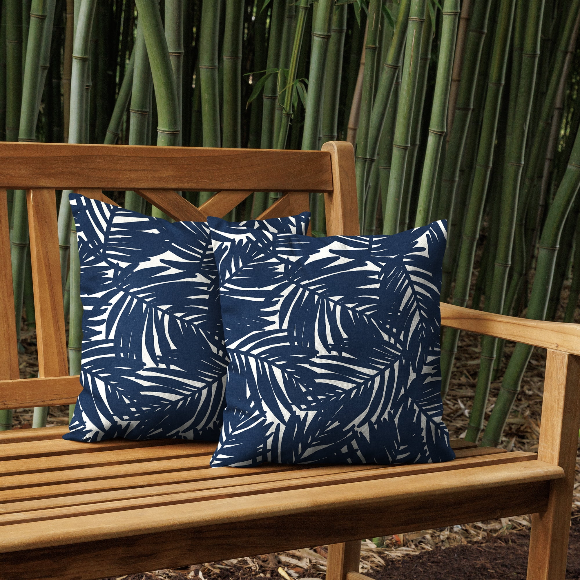 ARDEN earthFIBER Outdoor Toss Pillow, 2 Pack, 16 x 16, Rain-Proof, Fade Resistant,