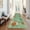 Green, variant on Aonewoe 3x8 Runner Rug Washable Hallway Rug Floral Carpet Runners Soft Kitchen Carpet
