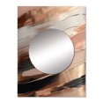 thumbnail image 2 of Designart "Contemporary Forms Rose Gold and Pink II" Abstract Mirror Wall Decor - Modern Gold Abstract Large Printed Mirror Wall Decor For Bedroom - 32" x 24" Inch, 2 of 5