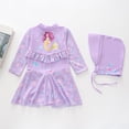 thumbnail image 2 of Shadoumai Girls' Swimsuit Dress Style Swimsuit Long Sleeved Swimsuit For Babies And Girls (2 12 Years), 2 of 7