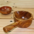 thumbnail image 5 of Cuenco para condimentos de madera de acacia con un solo mango, plato para salsa, plato pequeño japonés, mini cuenco, plato frío, vajilla creativa, 5 of 5
