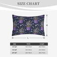 thumbnail image 4 of Daiia Lavender Flowers Bedding Waterproof Pillow Protector Zippered Queen – Bed Bug Proof Pillow Encasement-16"x24", 4 of 6