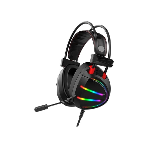 Audífonos Gamer con micrófono Eagle Warrior Quimera RGB, USB. Eagle Warrior AC531QUIMERAEGW