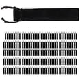 thumbnail image 1 of 200 Piezas Soporte de BolíGrafos de Terciopelo Negro Estuche de BolíGrafo Individual Estuche de LáPices, 1 of 1