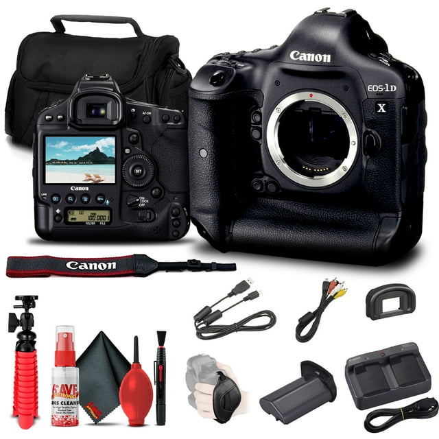 Canon EOS-1D X DSLR Camera (Body) (5253B002) + Case Bundle