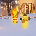 Christmas Lights Decoration Snowman Outdoor Patio Decoration Lighted Snowman Home With Battery