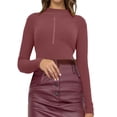 thumbnail image 3 of Sweaters for Women Oversized Pullover Casual Knit Cozy Fall Autumn Outfits Long Sleeve Knit Pullover Sweater Top With Button Detail Soft Comfortable Casual Crewneck Blouse For Everyday Wear, 3 of 8