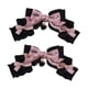 thumbnail image 2 of 2 pinzas para el pelo con lazos de Lolita para cosplay, accesorios para el pelo góticos. Rosa, 2 of 9
