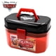 thumbnail image 4 of Caja de almacenamiento portátil de Disney Pixar Cars Lightning Mcqueen con capacidad para 30 autos, capas dobles, juguetes para estacionamiento de autos, regalo para niños, 4 of 5