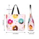 thumbnail image 5 of Balery Donut Bolsa Tote Estilo Estético con Cremalleras, Bolsa de Hombro, Bolsa de Compras Grande y Plegable, 5 of 8
