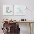 thumbnail image 3 of Stupell Industries Ocean Mermaid Splash Fantasy & Sci-Fi Painting Wrapped Canvas Art Print Wall Art, 24 x 24, Set of 2, 3 of 8