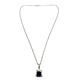 thumbnail image 4 of COLLAR DE RANA AZUL DE PLATA Y ZIRCONIA, 4 of 4
