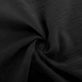thumbnail image 6 of Oiangi Women's Cotton Linen Pants Drawstring Elastic Waist Pant Casual Loose Fit Palazzo Trousers with Pockets Black L, 6 of 8