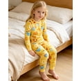 thumbnail image 3 of Aideaone Kids Pajamas Set Long Sleeve Sleepwear for Boys and Girls Ages 2 8 Years Cute Printed Top and Pants, 3 of 7