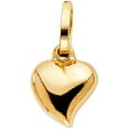 thumbnail image 3 of 14k Yellow Gold Heart Locket Pendant - Comes with Rolo Cable Chain - High Polish Finished Fine Jewelry - Suitable for Men & Women for All Special Occasion, 11 x 10 mm (18.0 Inches), 3 of 5