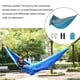 thumbnail image 2 of Hamaca Portátil Nylon Camping Hamaca Doble Personas Colgando Cama Viaje Camping Swing Para Senderismo Mochilero Backyard Balcones Azul claro y gris Inevent OD003579-05B, 2 of 7