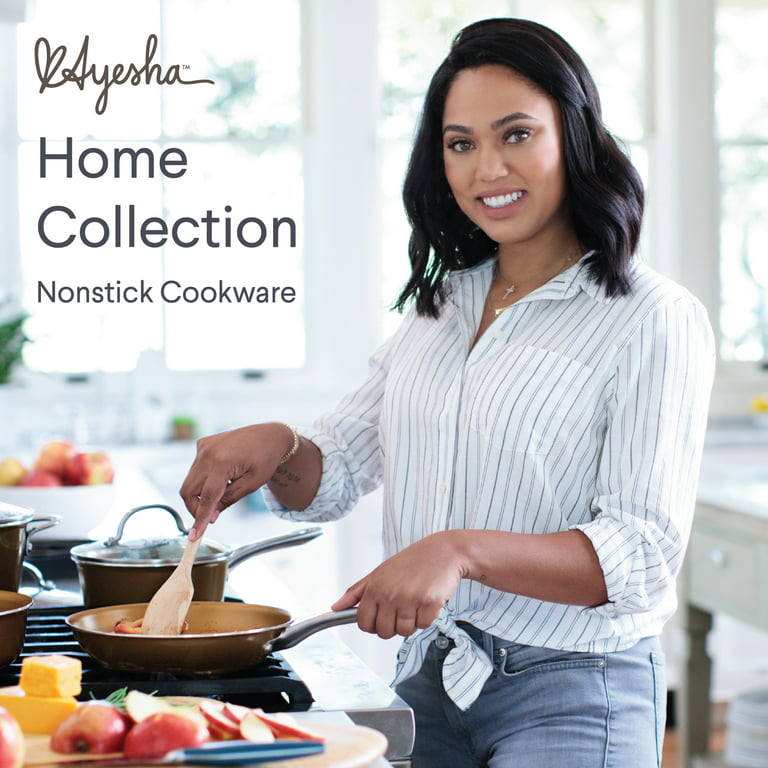 Ayesha Curry 10pc Home Collection 13-in Aluminum Cookware Set with Lid in  the Cooking Pans & Skillets department at
