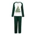 thumbnail image 6 of Odeerbi Matching Family Christmas Pajamas Sets Xmas Family Home Wear Sets 2025 Casual Printed Top with Bottom Outfits Loungewear Sleepwear Jammies for Mom, 6 of 6