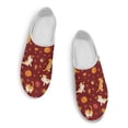 thumbnail image 2 of POLERO Cute Cats Maple Leaf Mules Shoes Women's Backless Walking Sneakers Mesh Breathable Slip-on Loafers Open Back Close Toe Slippers Thanksgiving Holiday Footwear, 2 of 7