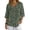 Beach Scene Print, variant on Toile Landscape Print Imitation Linen-Like Blouse, Button Front Non Elastic Imitation Linen-Like V-Neck Blouse Breathable Women's Blouse for Travel Spring, Size Small
