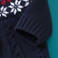 thumbnail image 7 of Baby Jacket Winter Red Christmas Reindeer Newborn Infant Boys Girls Knitted Coats Casual Long Sleeves Button Up Toddler Knitwear, 7 of 7