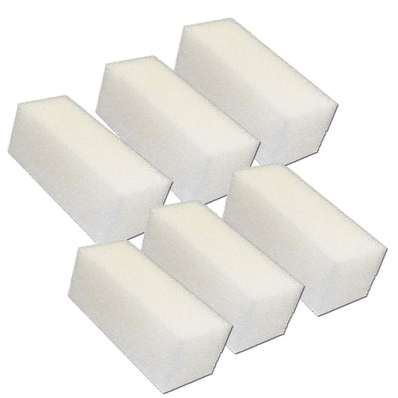 TropicAqua Replacement Pre-Filter Compatible with Aqua Clear 110/500 Aquarium Tank Foam Filter (Pack of 6)