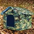 thumbnail image 2 of Casa para perros s al aire libre, refugio para s, casa para mascotas a prueba de lluvia, tela Oxford gruesa 38cmx35cmx38cm Zulema Casa para gatos al aire libre, 2 of 8