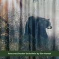 thumbnail image 2 of 70X72 Rivers Edge Home Décor Bathroom Outdoor Bear Shed Curtain, 2 of 7
