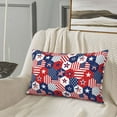 thumbnail image 5 of Fuzoiu American Stars2 Print Fuzzy Pillowcases, Super Soft Pillow Case Cover with Zipper for Bedroom, Sofa, Couch,Cozy Pillow Shams for All Seasons-14"x20", 5 of 6