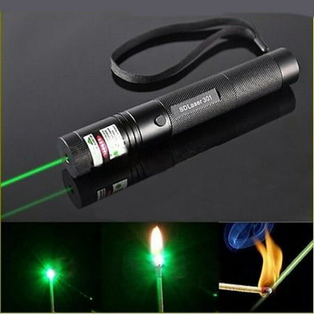 G301 Adjustable Focus Burn 532nm Green Laser Pointer Pen Lazer Visible Beam With