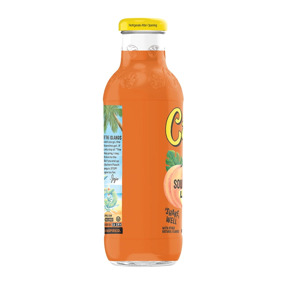 Calypso Southern Peach Lemonade 16FlOz