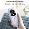 thumbnail image 3 of Jinsinto Extra Large Heating Pad with Rapid Heat Technology and 6 Temperature Settings, Flannel Heating Pad/Back/Neck/Shoulder/Abdominal/Leg Pain Relief (Green) 60*30cm, 3 of 5