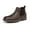 DARK BROWN, variant on Men's Ankle Chelsea Boots Casual Slip-On Classic Dress Design