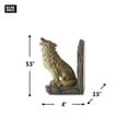 thumbnail image 3 of Extremos decorativos de resina para libros Zingz & Thingz Howling Wolves, 3 of 3