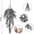 thumbnail image 6 of Ikeay Artificial Lavender Hanging Plant, Purple Faux Flower Vine for Spring Home Garden Wedding Decor, Wall Porch Decoration Orange, 6 of 9