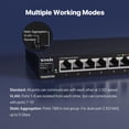 thumbnail image 4 of Conmutador Ethernet Tenda TEM2010X de 8 puertos y 2,5 G con 2 puertos SFP de 10 Gb, 4 of 7