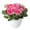 Hot Pink, variant on ZTTD Artificial Flowers with Vase, 1Pcs White Silk Roses in Pot, Fake Flowers Artificial Plants Indoor for Home Kitchen Office Dining Centerpiece Table Decorations