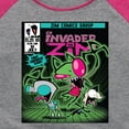 thumbnail image 3 of Invader ZIM - ZIM Comics Group - First Fantastic Issue - Toddler And Youth Girls Raglan T-Shirt, 3 of 4