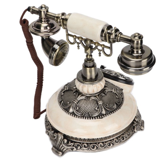 Teléfono De Rotación Retro, Uso Directo Mejorar Los Grados Teléfono Vintage Hermoso Para El Hogar Para La Oficina Para La Cafetería