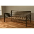 thumbnail image 2 of Pemberley Row Solid Wood Rustic Walnut Twin Daybed Rectangular Unassembled 80" x 42.5" x 38.5", 2 of 7