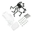 thumbnail image 1 of Decoración de Telaraña y Terror de Araña Suave con 40g de Algodón Accesorios de Telaraña de Araña Blanca y Negra para Halloween, 1 of 10