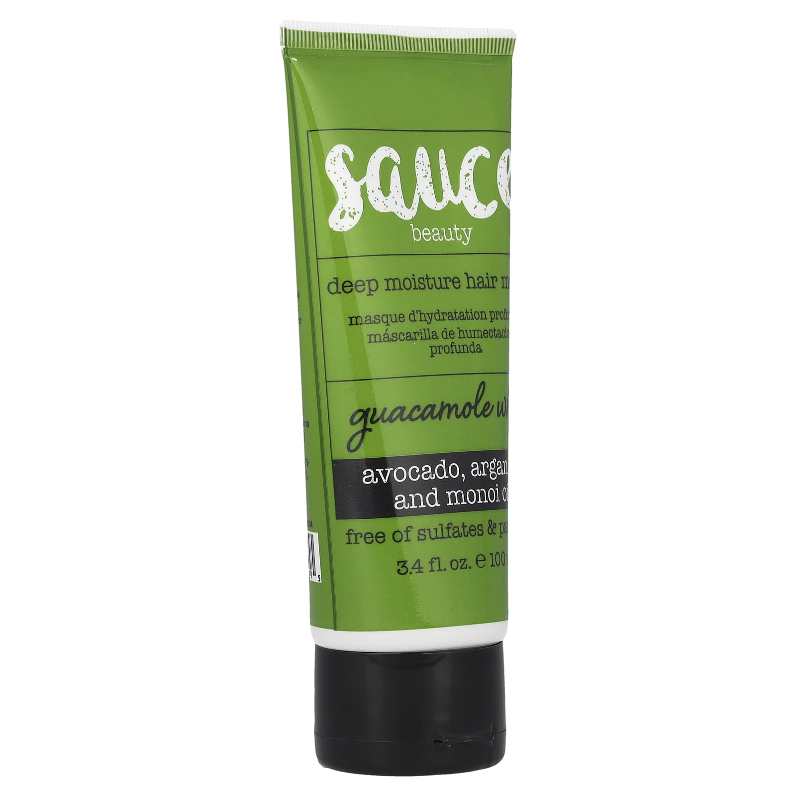 Sauce Beauty, Deep Moisture Hair Mask, 3.4 fl oz, Guacamole Whip