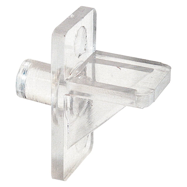 Soporte de estante PRIME-LINE U 10136 de plástico transparente (paquete de 8)