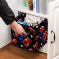 thumbnail image 5 of Seven Starred Iadybird Foldable Storage Basket with Handle, 10.8"x10.5"x10.6", Large Capacity, Storage Cubes, Toy Storage, 5 of 6