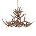 thumbnail image 3 of Meyda Tiffany 200456 Long Antlers 8 Light 33" Wide Antler Candle Style Chandelier - Copper, 3 of 4