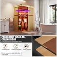 thumbnail image 6 of MEISSALIVVE Full Spectrum Infrared Sauna，2 Person Home Sauna，Canadian Hemlock Wood Indoor Spa Sauna with Resonance Speaker, Panoramic Tempered Glass, 6 of 8