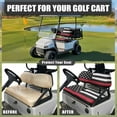 thumbnail image 4 of Uorisanigo Golf Cart Seat Breathable Seat Cushion Front Sets Elastic Golf Cart Seat Covers Club Car American Honoring Firefighter Flag Fit for EZGO/Yamaha/Club Car and More Golf Carts, 4 of 7