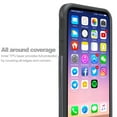 thumbnail image 3 of iPhone XS Case, iPhone X [Shock Proof] Hybrid Dual Layer Armor Defender Protective Phone Case Cover (Blue Butterfly), 3 of 4