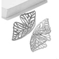 thumbnail image 3 of ER Pendientes de aleación creativa Pendientes de patrón de mariposa hueco Fashio brillar Electrónica, 3 of 5